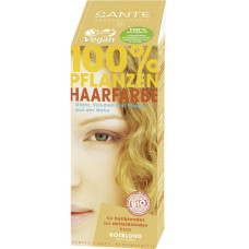 БИО-Краска-порошок для волос растительная Клубничный Блонд/Strawberry Blonde, 100г 