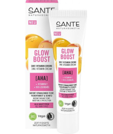 БІО-Крем вітамінний GLOW BOOST 3в1 Ефект для обличчя з фруктовими АНА-кислотами, 30мл - строк придатності до 31.01.2026 (НЕ БІЛЬШЕ 1 ПОДАРУНКУ НА 1 ЗАМОВЛЕННЯ)