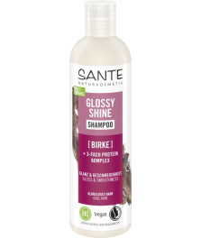 БИО-Шампунь Glossy Shine для блеска волос с Протеиновым комплексом и Березовыми листьями, 250мл