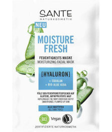 БИО-Гидромаска MOISTURE FRESH для увлажнения лица с гиалуроновой кислотой и Алоэ, 2*4мл