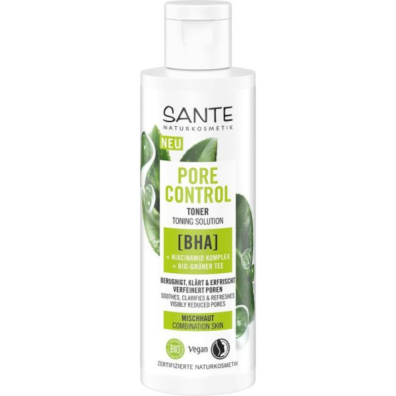 БИО-Тоник PORE CONTROL для комбинированной кожи лица с BHA-кислотой, ниацинамидным комплексом и зеленым чаем, 125мл