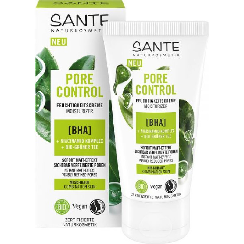 БИО-Крем PORE CONTROL для увлажнения комбинированной кожи лица с BHA-кислотой и ниацинамидным комплексом, 50мл РАСПРОДАЖА срок годности до 02.07.2026
