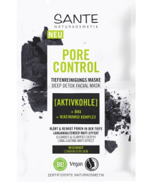 БІО-Маска PORE CONTROL для глибокого очищення обличчя з Активованим вугіллям та BHA-кислотою, 2*4мл 