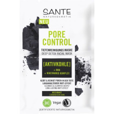 БИО-Маска PORE CONTROL для глубокой очистки лица с активированным углем и BHA-кислотой, 2*4мл 