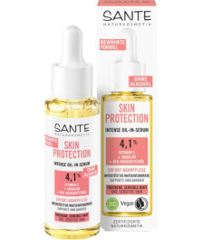 БІО-Сироватка SKIN PROTECТ для захисту сухої та чутливої шкіри обличчя з вітаміном Е, скваланом та олією шипшини, 30мл