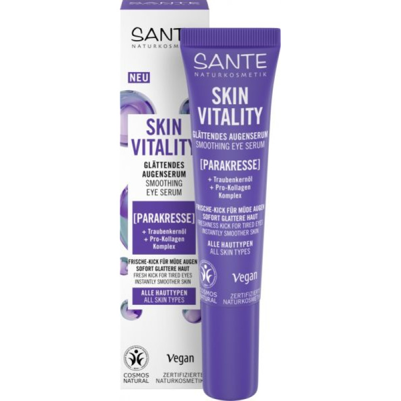 БИО-Сыворотка для кожи вокруг глаз против морщин SKIN VITALITY разглаживающая, 15мл