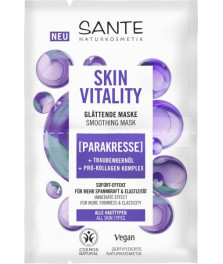 БІО-Маска для обличчя проти зморщок SKIN VITALITY  розгладжуюча, 2*4мл