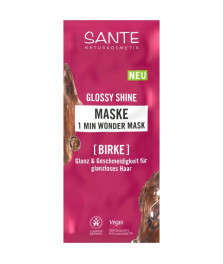 БИО-Маска Glossy Shine для блеска волос с Протеиновым комплексом и Березовыми листьями, 20мл 