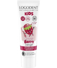 Гель зубной для детей 0-6 лет Kids Happy Berry / Счастливая Ягодка, без фтора