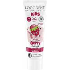 Гель зубной для детей 0-6 лет Kids Happy Berry / Счастливая Ягодка, без фтора