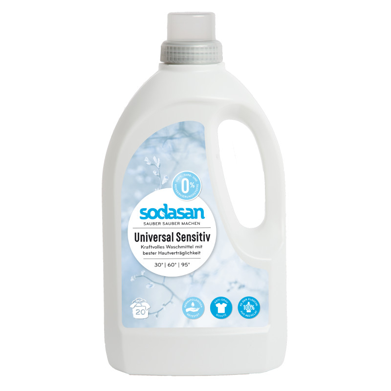 Засіб для прання дитячого одягу Universal Sensitiv / Bright & White